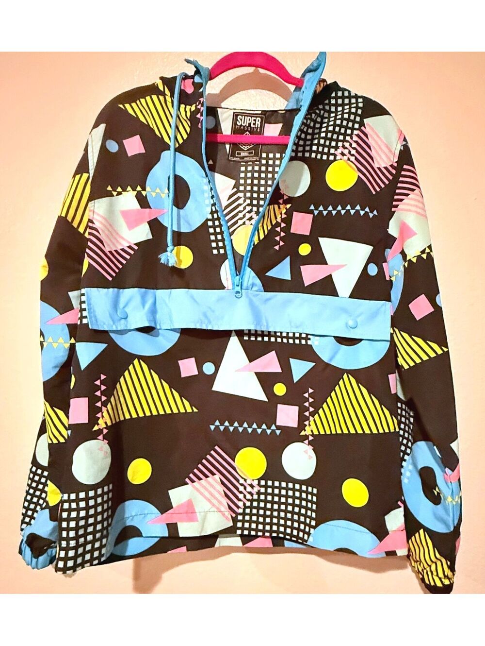 Super Massive Saved by The Bell Style Windbreaker Size Small
